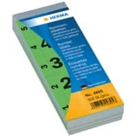 HERMA Numerieke Etiketten 4895 Groen 28 x 56 mm 100 Vellen van 5 Etiketten