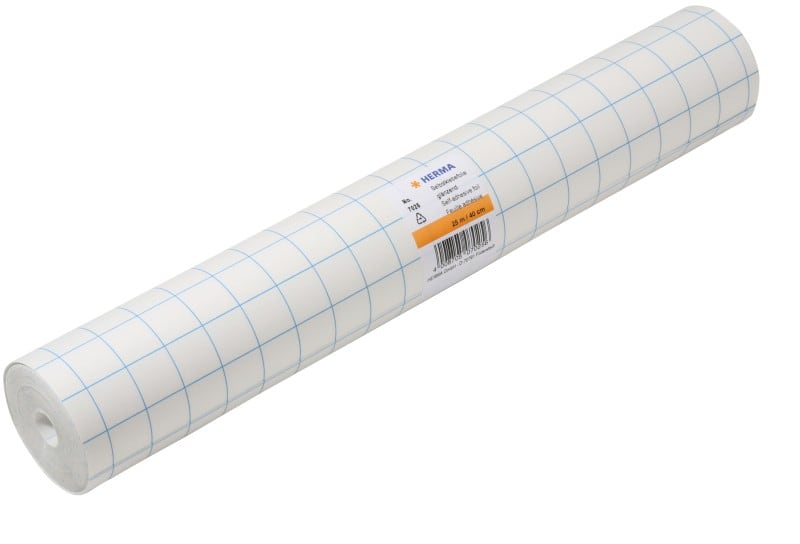 HERMA Folie 7025 Klevend Transparant 40 cm x 25 m