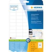 HERMA Laser Etiketten 4504 Klevend Wit 3,81 x 2,12 cm  25 Vellen à 65 Etiketten