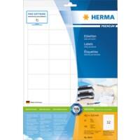 HERMA Laser Etiketten 8643 Klevend 4,8 x 3,3 cm  10 Vellen à 32 Etiketten