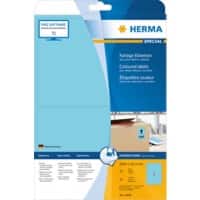 HERMA Gekleurde Etiketten 4498 Blauw Rechthoekig 199,6 x 143,5 mm 20 Vellen van 2 Etiketten