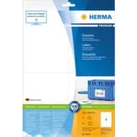HERMA Laser Etiketten 8630 Klevend Wit 10,5 x 14,8 cm  10 Vellen à 4 Etiketten