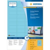HERMA Gekleurde Etiketten 4547 Blauw Rechthoekig 45 x 21 mm 100 Vellen van 48 Etiketten
