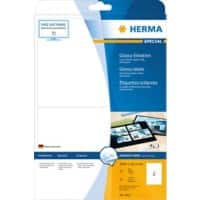 HERMA Laser Etiketten 4915 Wit Rechthoekig 199 x 143 mm 25 Vellen van 2 Etiketten