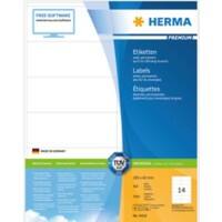 HERMA Laser Etiketten 4416 Klevend Wit 10,5 x 4,2 cm  500 Vellen à 14 Etiketten