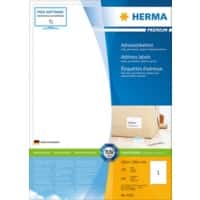 HERMA Laser Etiketten 4252 Klevend Wit 19,96 x 28,91 cm  100 Vellen à 1 Etiketten