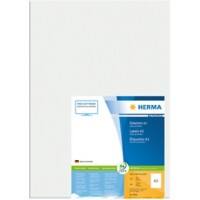 HERMA Laser Etiketten 8692 Klevend Wit 29,7 x 42 cm  100 Vellen à 1 Etiketten