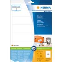 HERMA Laser Etiketten 8628 Klevend Wit 9,7 x 4,23 cm  10 Vellen à 12 Etiketten