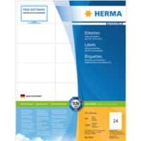 HERMA Multifunctionele Etiketten 4414 Wit Rechthoekig 70 x 36 mm 500 Vellen van 24 Etiketten