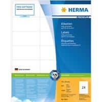 HERMA Multifunctionele Etiketten 4414 Wit Rechthoekig 70 x 36 mm 500 Vellen van 24 Etiketten