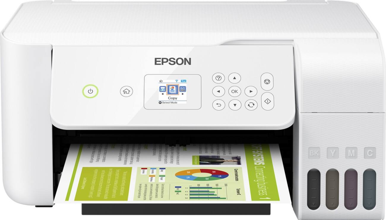 Epson Ecotank ET-2726 Multifunctionele kleureninkjetprinter A4 Wit