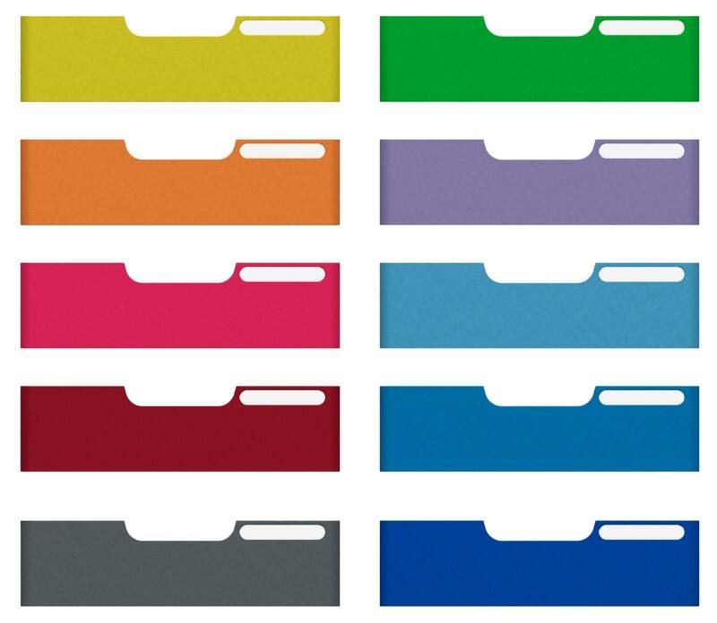 Exacompta Classic Voorpaneel Kunststof Kleurenassortiment 16 x 29 x 5 cm