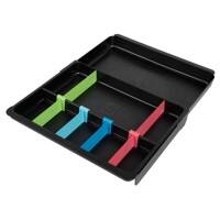 6 vaks Exacompta Ladekastje organizer Eco Kunststof Assorti 24,6 x 29,8 x 3,6 cm