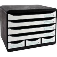 Exacompta Ladekastje met 7 lades Store-Box Mini Kunststof Zwart, Wit 35,5 x 27 x 27,1 cm