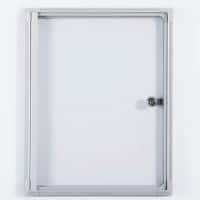 Office Marshal Mededelingenbord  Wandmontage Email Zilver 310 x 660 x 15 mm
