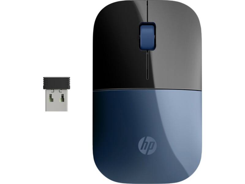 HP Z3700 Draadloze muis Zonder bluetooth Blauw, zwart