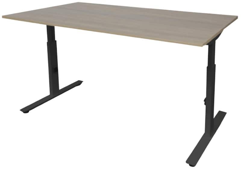 Schaffenburg Linesto Plus Bureau Rechthoekig Eiken T-Voet 1.400 (B) x 800 (D) x 655 (H) mm Melamine