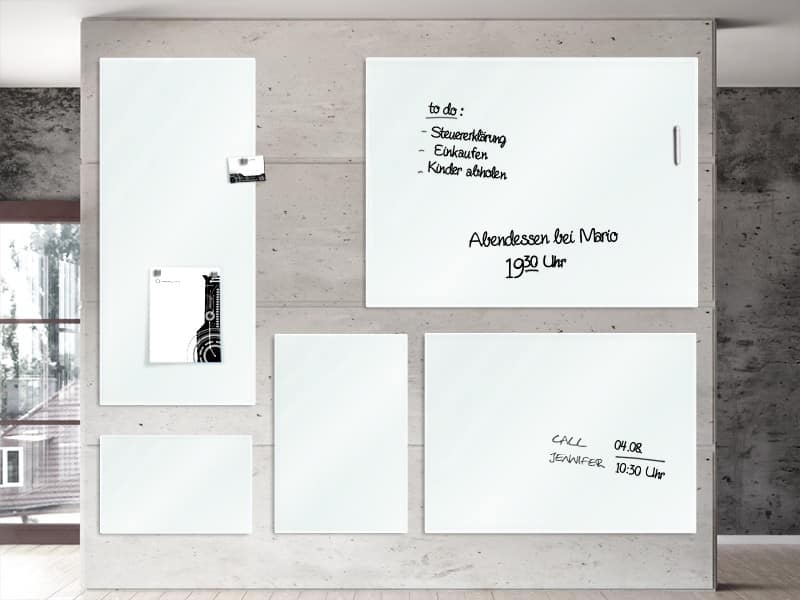 master of boards Lisbon Whiteboard 45 (B) x 30 (H) cm Wit