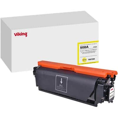 Viking 508A compatibele HP tonercartridge CF362A geel