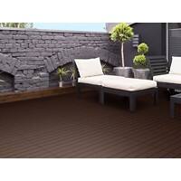 Casa Pura Tuin Tegels Royal WPC, Kunststof Donkerbruin 300 x 300 mm