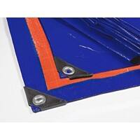 Casa Pura Canvas hoes Multifunctioneel HDPE 80 G QM Blauw, oranje 6000 x 15000 mm