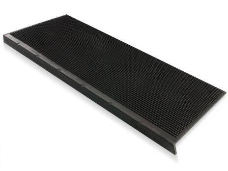 FLOORDIREKT STEP Santiago Trapmat Rubber Zwart 25 x 75 cm