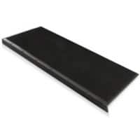 FLOORDIREKT STEP Santiago Trapmat Rubber Zwart 25 x 75 cm