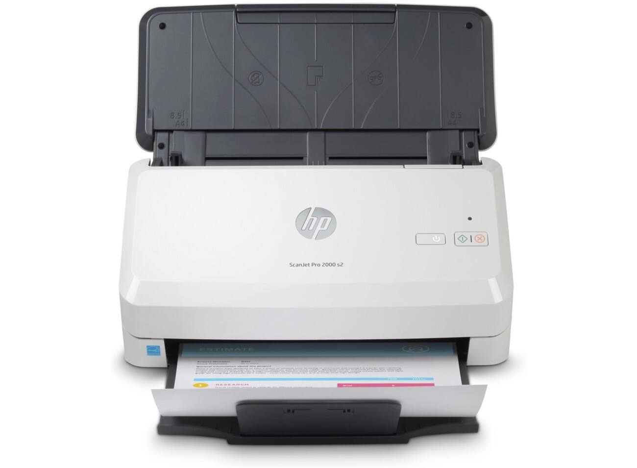 HP Scanner Scanjet Pro 2000 s2 600 x 600 DPI Zwart, wit