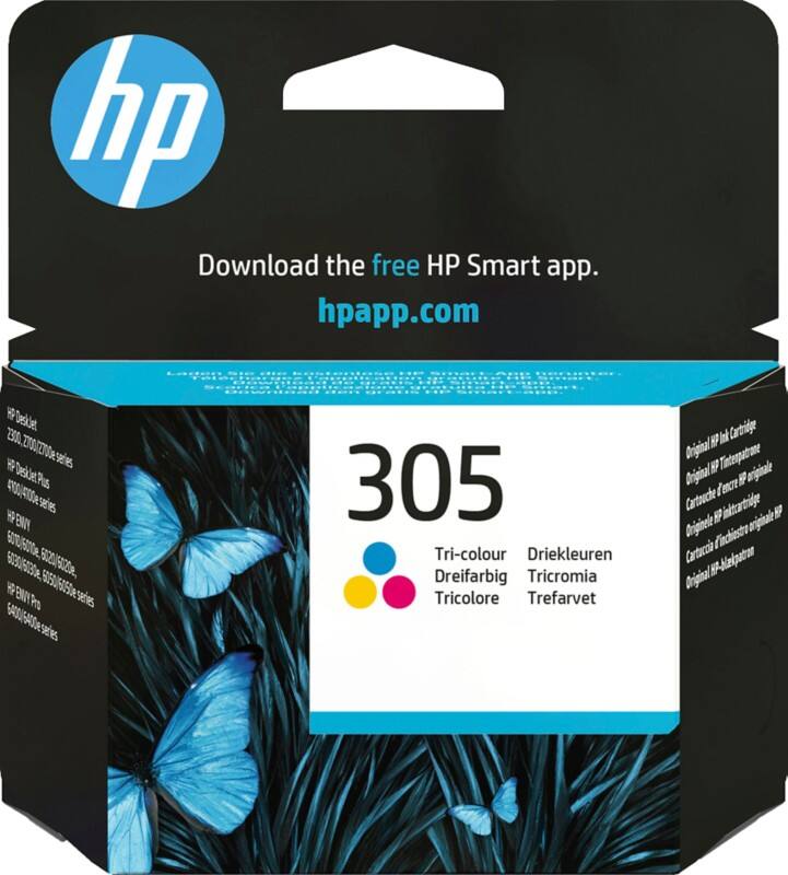HP 305 originele inktcartridge 3YM60AE cyaan, magenta, geel