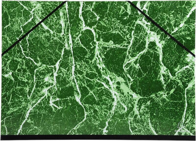 Exacompta Tekenmap 635E Karton 370mm x 520mm Groen Verpakking van 10