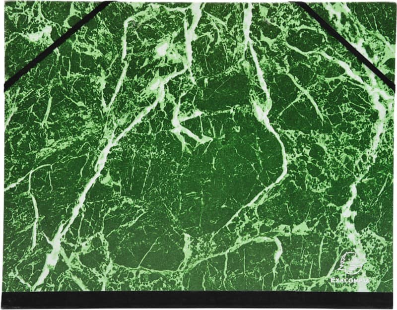 Exacompta Tekenmap 625E Karton A4+ Groen Verpakking van 10