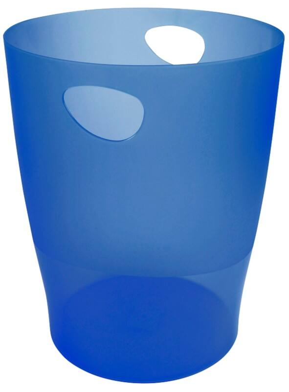 Exacompta Prullenbak 15 l Blauw, transparant Ecobin 8 Stuks