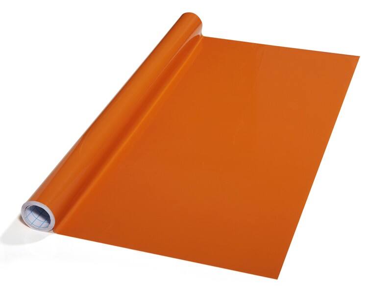 office marshal Whiteboard-folie Niet magnetisch 300 x 60 cm Oranje fd-4048