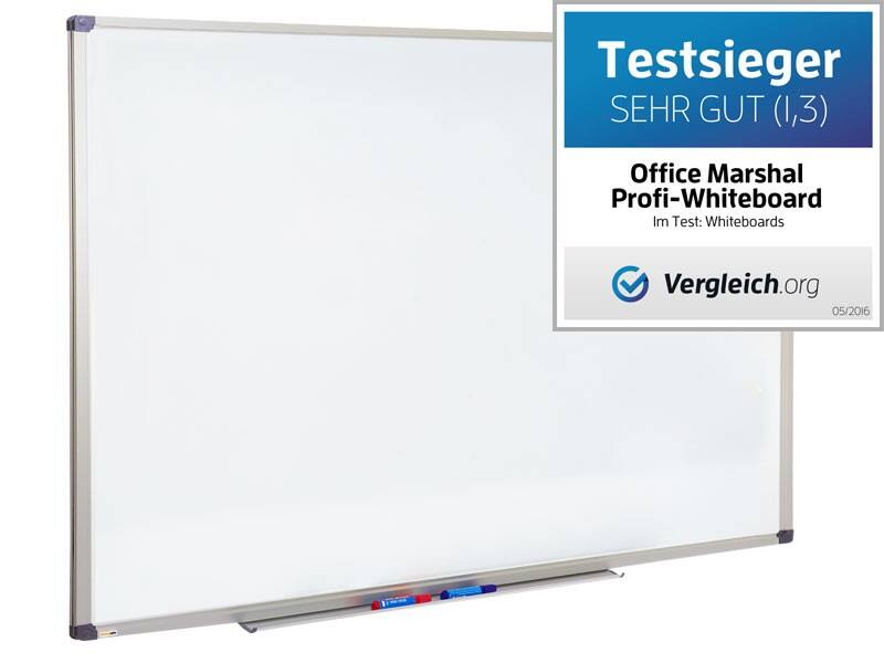 Office Marshal Whiteboard Profi Gelakt staal Wandmontage Wit 30 x 45 cm