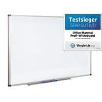 Office Marshal Whiteboard Profi Gelakt staal Wandmontage Wit 30 x 45 cm