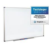Office Marshal Whiteboard Profi Gelakt staal Wandmontage Wit 90 x 120 cm