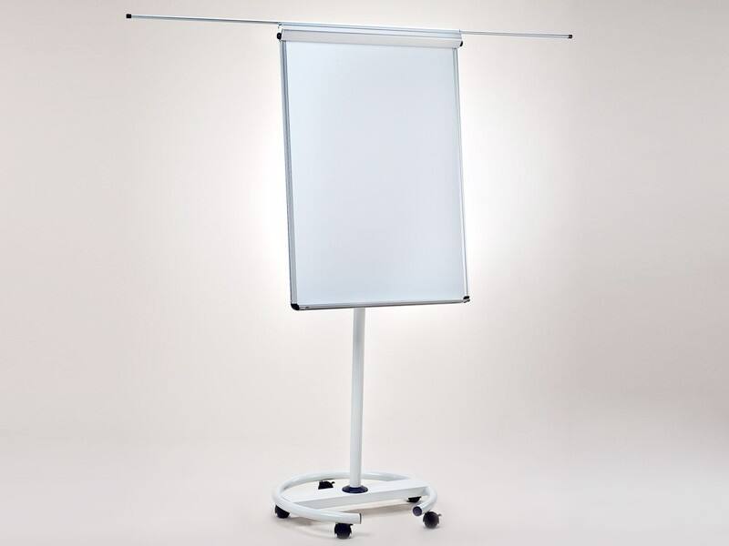 Master of Boards Mobiele Flipover Shark Staal Magnetisch Grijs 67 x 105 cm