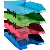 Exacompta Brievenbak 1131928SETD 2000 vellen Polystyreen 25,4 x 34,6 x 24,3 cm 4 Stuks