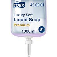 Tork Luxury Soft S1 Premium Vloeibare Handzeep Nourish Your Skin Jasmijn 1000ml