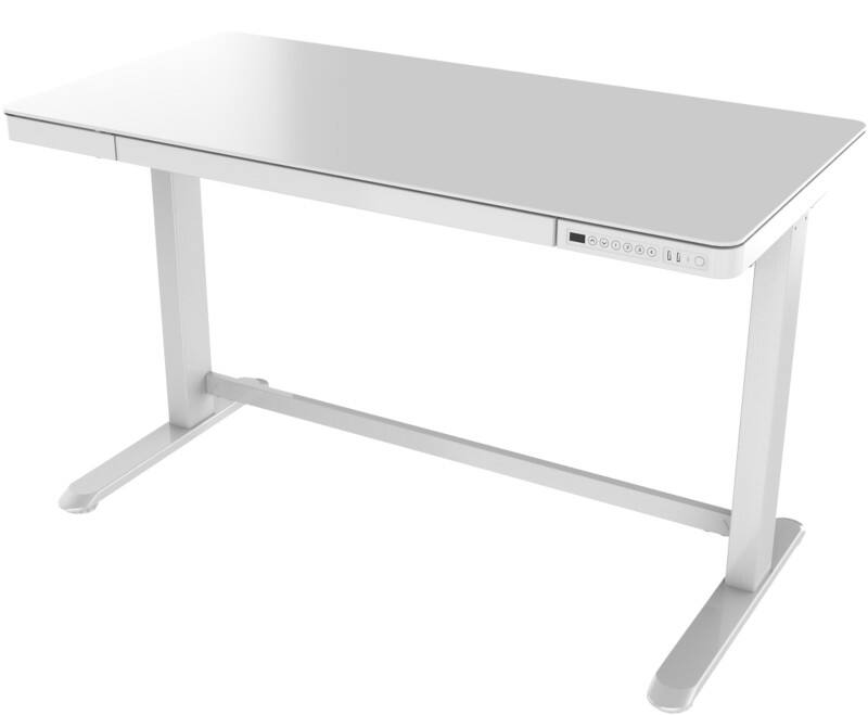 euroseats Zit-sta-bureau Rechthoekig C-Voet 1 Lade 1.202 (B) x 602 (D) x 1.210 (H) mm Metaal