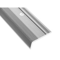 Casa Pura Traprandprofiel Glory Aluminium L-vorm Zilver 1000 mm