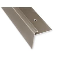 Casa Pura Traprandprofiel Safety F-vorm Aluminium Donker brons 1000 mm