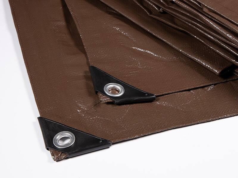 Casa Pura Dekzeil HDPE (hogedichtheidpolyetheen) Bruin 600 x 800 cm