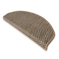 FLOORDIREKT STEP Trapmat Tiger Eye Halfcirkelvormige Sisal Beige