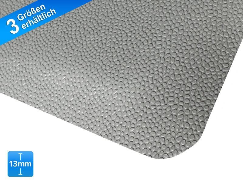 etm Heavy Duty Soft-Kicks Antivermoeidheidsmat PVC (Polyvinylchloride), Vinyl Grijs 60 x 90 cm