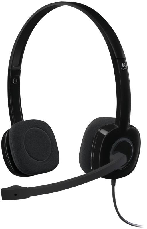 Logitech H111 Bedraad Headset Over het hoofd 3,5 mm Jack Met microfoon Stereo Zwart