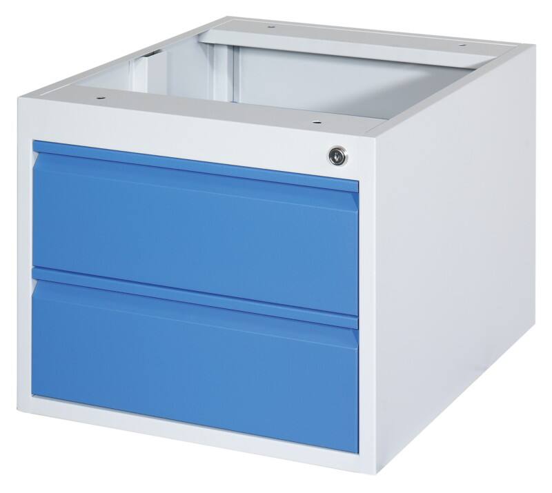 Ceha Onderbouwlade Metaal 461 x 610 x 377 mm Blauw, wit