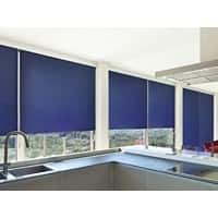 Verduisteringsrolgordijn Standard Daylight Textiel Marineblauw 1500 x 1000 mm