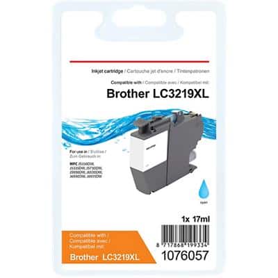 Office Depot Compatibel Brother LC3219XLC Inktcartridge Cyaan