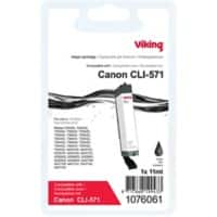 Viking CLI-571 compatibele Canon inktcartridge CLI-571BK zwart